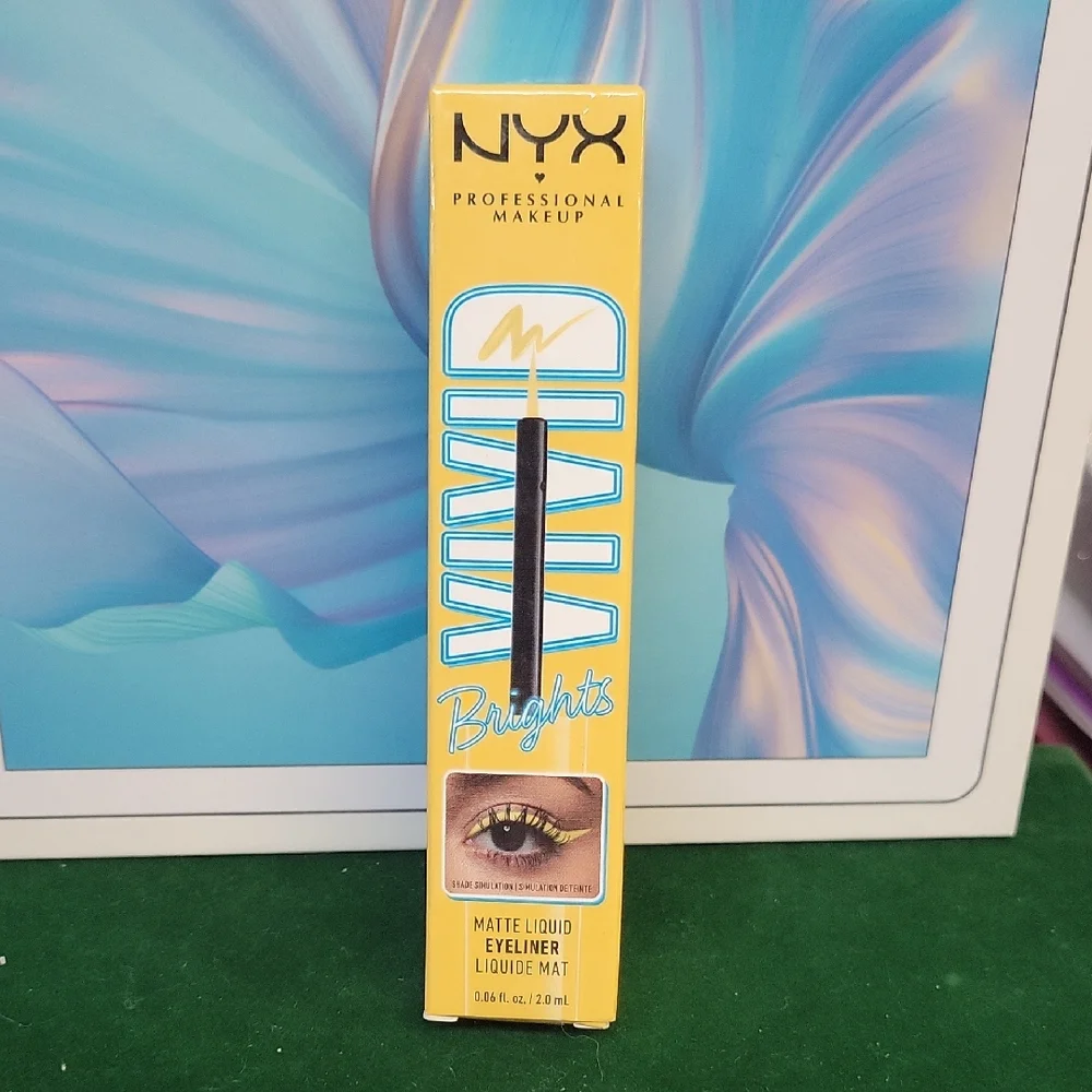 NYX Vivid Brights Matte Liquid Eyeliner 2ml - Had Me at Yellow New Sealed Box